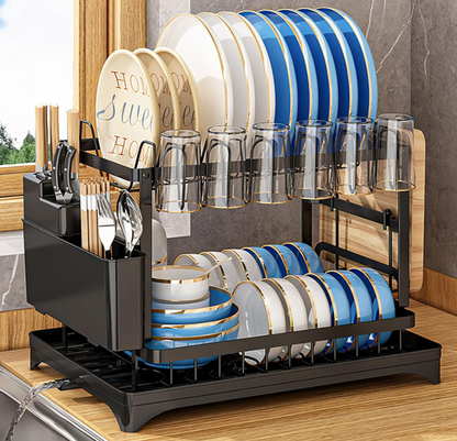 Escurridor de Platos Premium | Diseño Moderno y Gran Capacidad