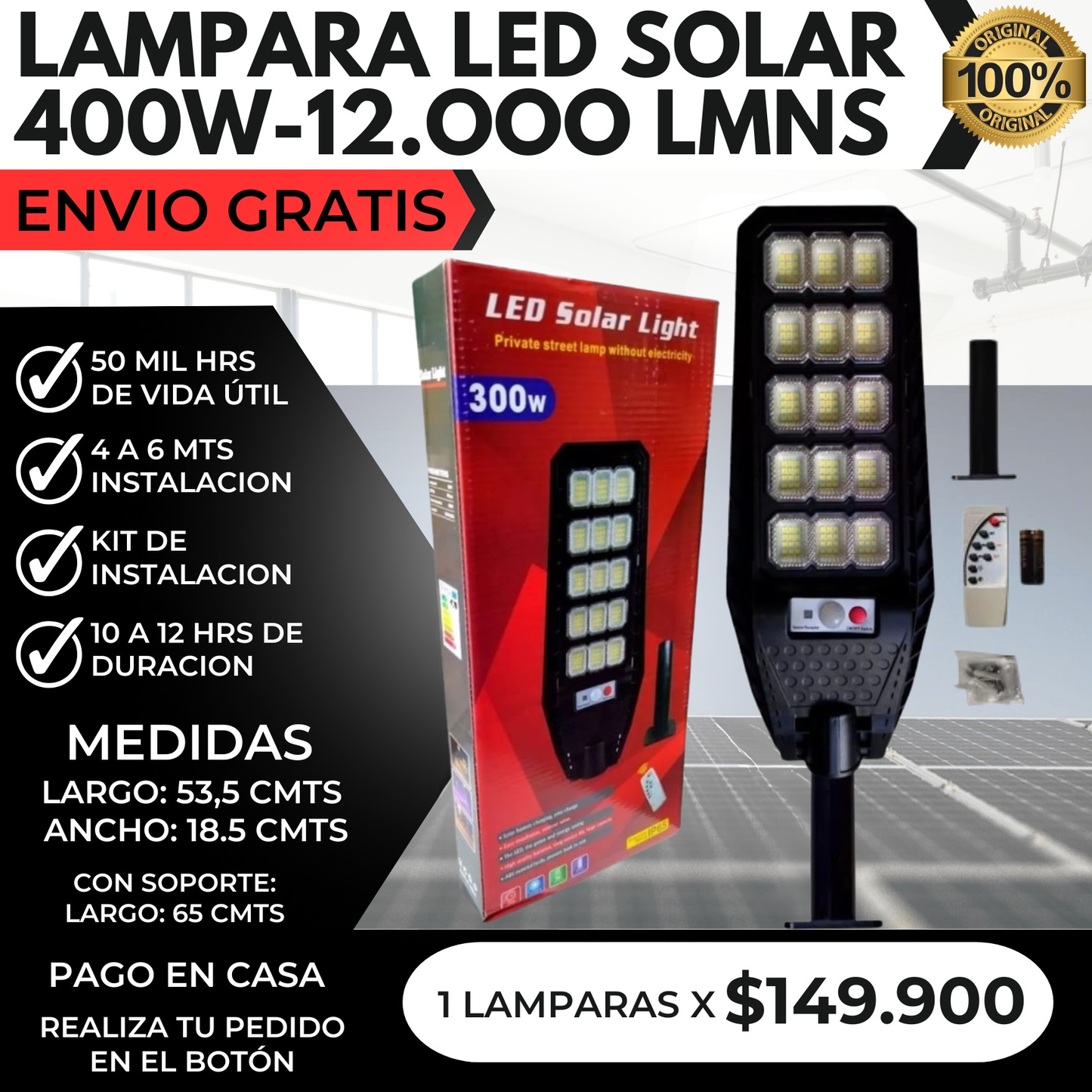 UltraLight - Potencia solar, luz sin límites ⚡