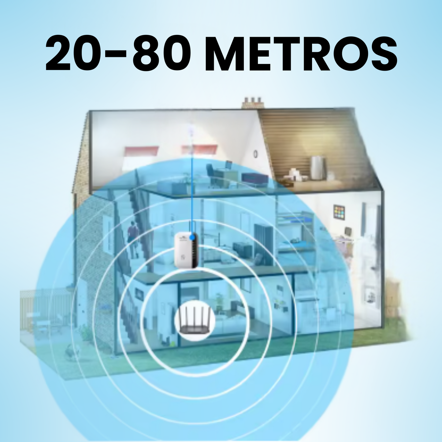 WAVEMAX - Amplificador de Señal Wifi [300Mbps] - [PROMOCIÓN DISPONIBLE SOLO HOY]