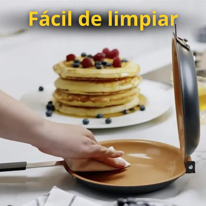 DuoChef – Sartén Antiadherente para Pancakes y Huevos