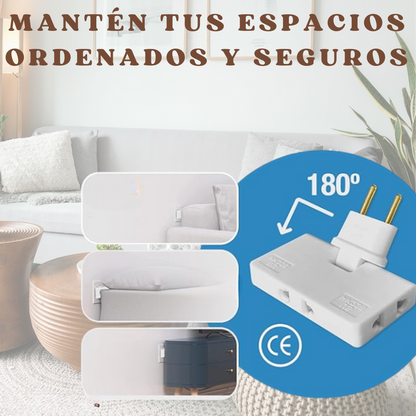 FlexiPlug - Gira, adapta y ahorra espacio - [PROMOCIÓN DISPONIBLE SOLO HOY]