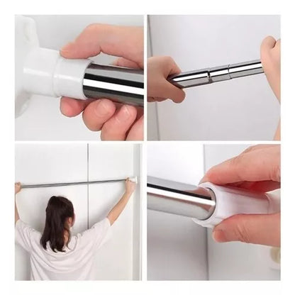 FlexiBar – Barra Plegable y Fácil de Instalar para Cortinas