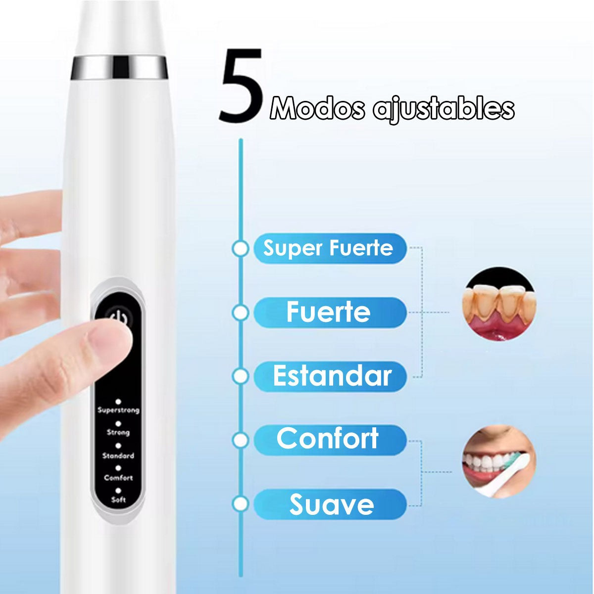 SmileClean - Cepillo De Dientes y Eliminador De sarro