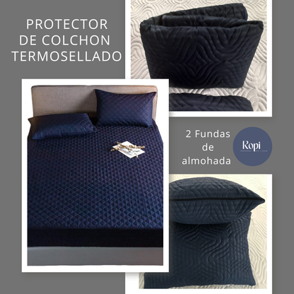 CalmaBed - Protector De Colchón + Fundas de almohadas - [PROMOCIÓN DISPONIBLE SOLO HOY]