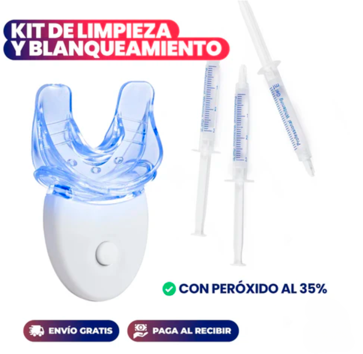 SonrisaBrillante - Kit Blanqueador UV - [PROMOCIÓN DISPONIBLE SOLO HOY]