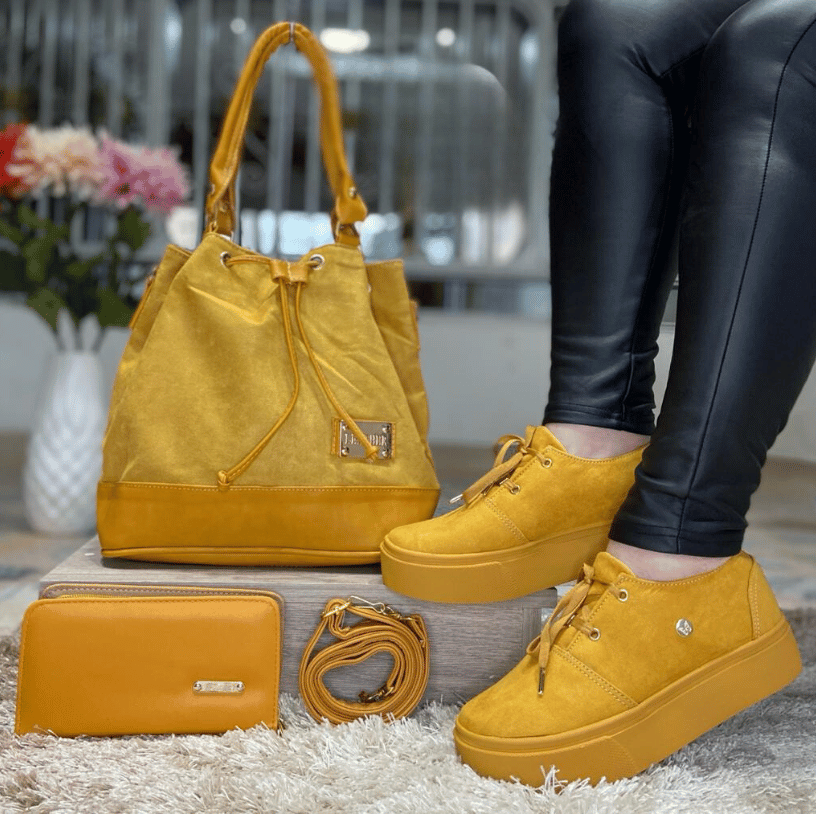 Trio Lince Dama Bolso + Billetera + Calzado Promoción - CIERRE DE LA TIENDA - CONTRA ENTREGA ENVÍO GRATIS