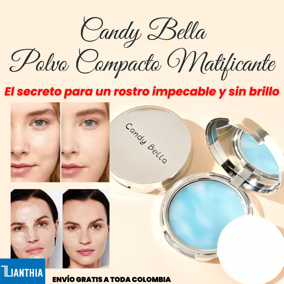 Candy Bella Polvo Compacto Matificante - [PROMOCIÓN DISPONIBLE SOLO HOY]