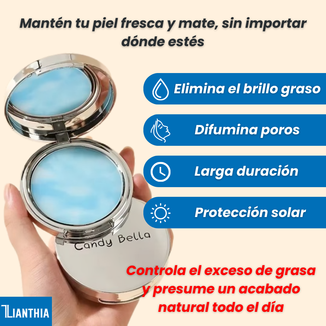 Candy Bella Polvo Compacto Matificante - [PROMOCIÓN DISPONIBLE SOLO HOY]