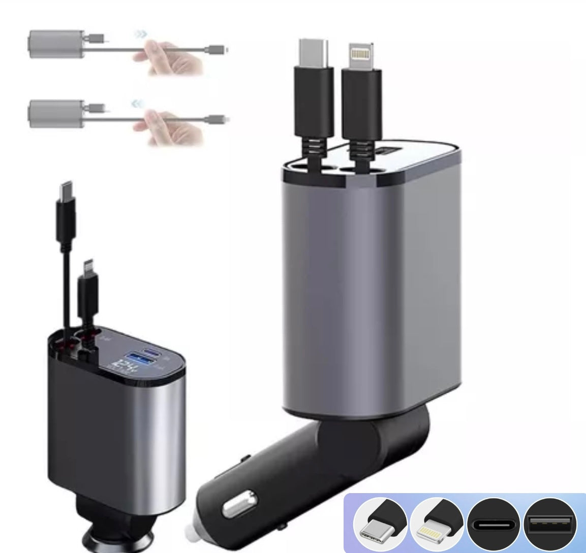 ChargeGo – Cargador Retráctil de Coche - [PROMOCIÓN DISPONIBLE SOLO HOY]