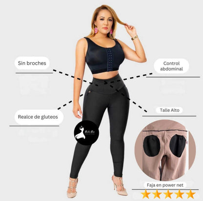 Curvely – Leggins Adelgazantes con Efecto Push-Up y Control Total