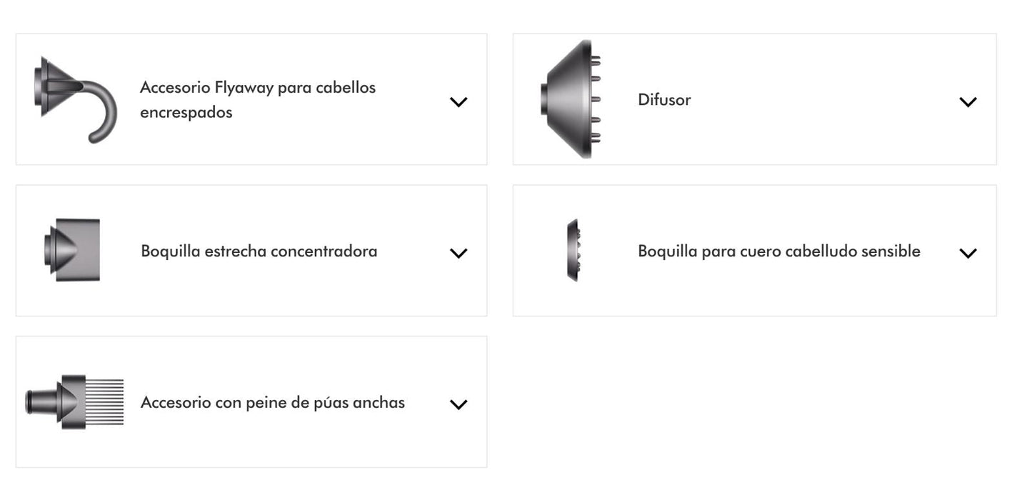 Dys Secador Ultrasónico de Cabello Cinco Piezas - [PROMOCIÓN DISPONIBLE SOLO HOY]