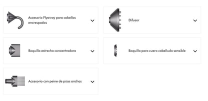 Dys Secador Ultrasónico de Cabello Cinco Piezas - [PROMOCIÓN DISPONIBLE SOLO HOY]