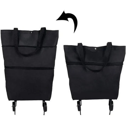 CarryShop Carrito de compra plegable 2 en 1