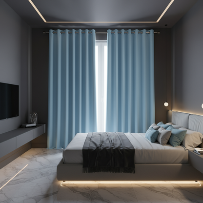 SombraLux | CORTINA PRESTIGE BLACKOUT CON VELO