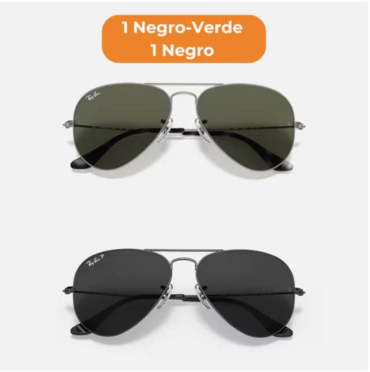 Compra 1 y Recibe 2 – Gafas Aviator Classic