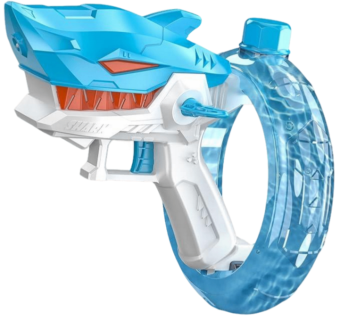SharkBlaster Pistola de Agua Shark Automática | Diversión garantizada para todos -  [PROMOCIÓN DISPONIBLE SOLO HOY]
