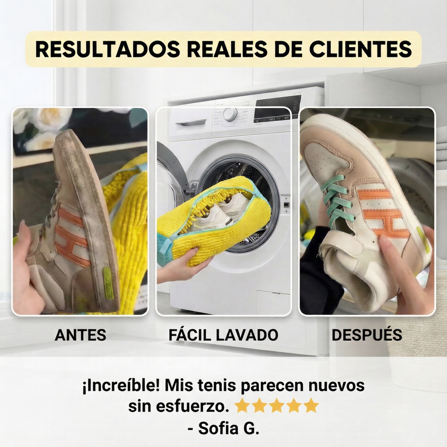 TenisClean – Funda Protectora Para Lavar Tus Tenis Sin Daños